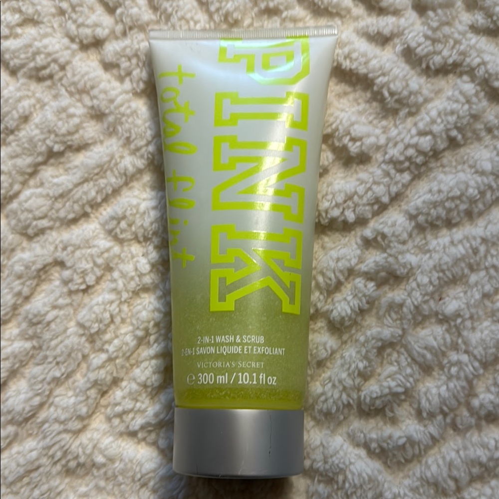 Victoria's Secret Yellow Bath & Body Energizing Wash and Scrub